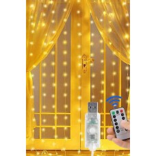 1x2 Metre Perde Led 200 Ledli Kumandalı